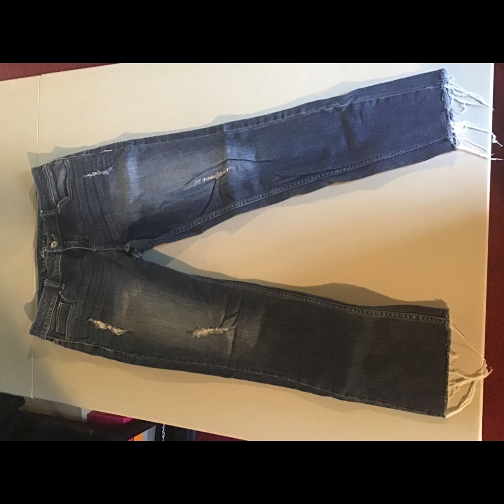 Vera Wang blue jeans